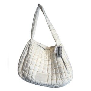 Alexis Bendel Ladies Puffer Tote Bag Ivory NWT